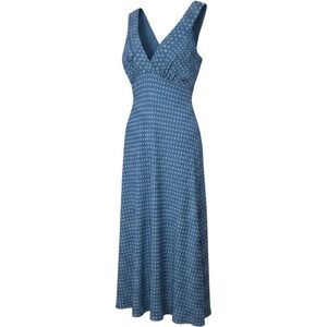 Ghost London Elise Blue Spot Polka Dot Midi Tea Dress NWT US 4 Vintage‎ Inspired